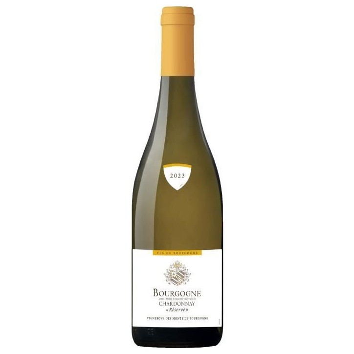 Vignerons des Monts de Bourgogne 2023 Bourgogne Chardonnay Réserve - Vin blanc de Bourgogne