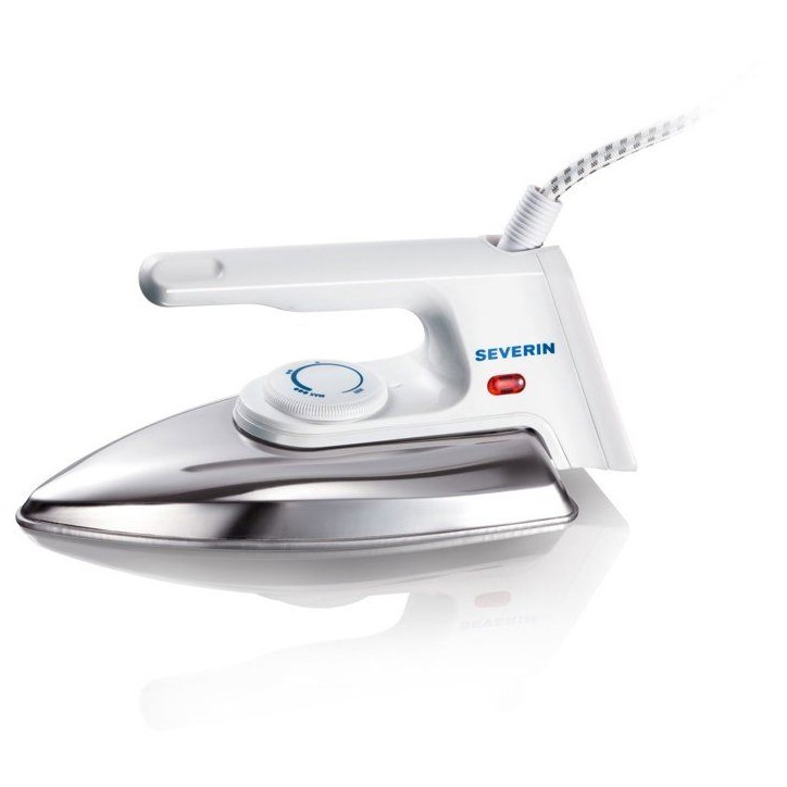 Fer a repasser SEVERIN - BA3211- Semelle aluminium brossé - 1200 W - Blanc