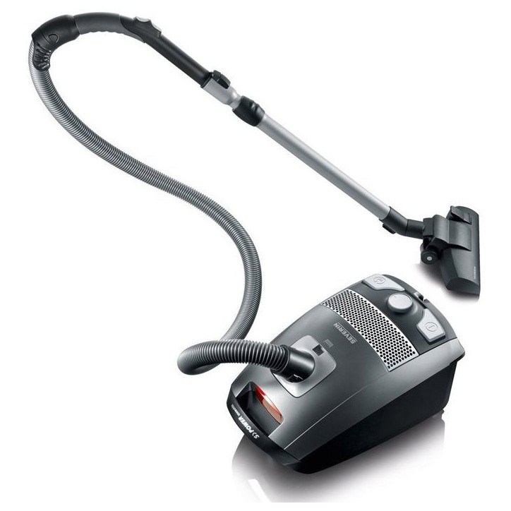 Aspirateur traineau avec sac - SEVERIN - S'Power - 750 W - 72 dB - 3 L - 72dB - Silencieux - Gris platine Aspirateur traineau avec sac - SEVERIN - S'Power - 750 W - 72 dB - 3 L - 72dB - Silencieux - Gris platine