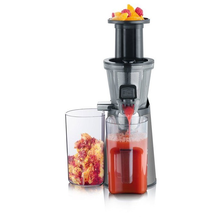 Centrifugeuse Slow Juicer Extracteur de jus - SEVERIN - ES3571 - Polyvalent pour jus - sorbets - glaces - confitures Centrifugeuse Slow Juicer Extracteur de jus - SEVERIN - ES3571 - Polyvalent pour jus - sorbets - glaces - confitures