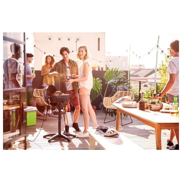 Barbecue électrique sur pieds - SEVERIN - PG8541 - 2000 W - Grande surface de cuisson Ø 41 cm - Thermostat réglable - Noir ma Barbecue électrique sur pieds - SEVERIN - PG8541 - 2000 W - Grande surface de cuisson Ø 41 cm - Thermostat réglable - Noir ma