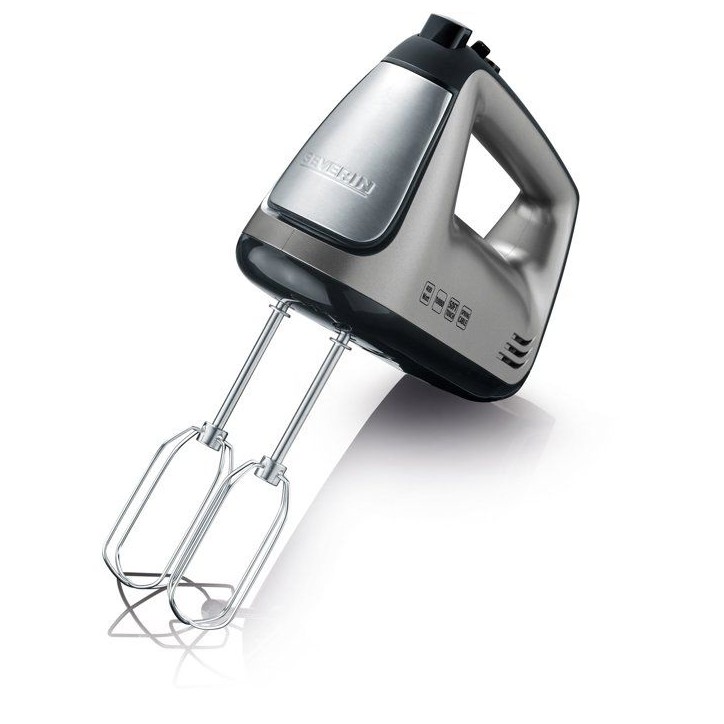 Batteur électrique - SEVERIN - HM3832 - 400 W - 2 fouets + 2 crochets a pétrir - 5 vitesses + turbo - Noir / Inox Batteur électrique - SEVERIN - HM3832 - 400 W - 2 fouets + 2 crochets a pétrir - 5 vitesses + turbo - Noir / Inox