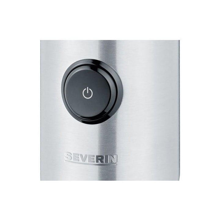 Broyeur a café et a épices électrique - SEVERIN - KM 3879 - 150 W - Réglage de la mouture - capacité 50g - noir/brossé ino