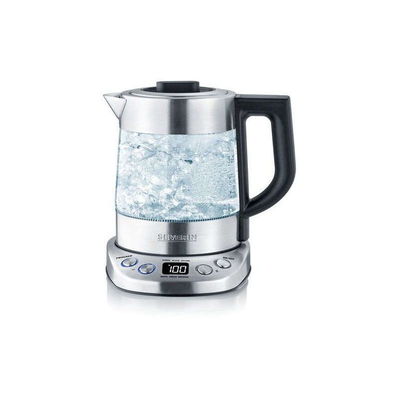 Bouilloire Eau et Thé 1L - SEVERIN - WK3473 - 2 200W - 5 Programmes d