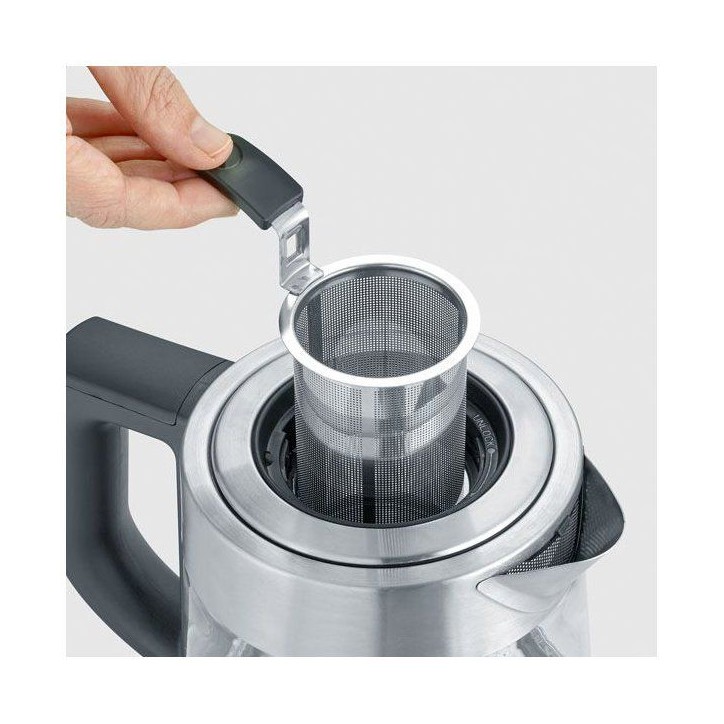 Bouilloire Eau et Thé 1L - SEVERIN - WK3473 - 2 200W - 5 Programmes d'Infusion - Température et Temps Réglables - Verre/Inox Bouilloire Eau et Thé 1L - SEVERIN - WK3473 - 2 200W - 5 Programmes d'Infusion - Température et Temps Réglables - Verre/Inox