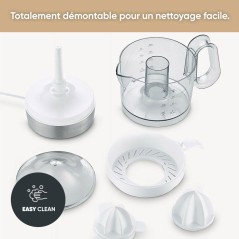 Presse-agrumes électrique 1L - SEVERIN - CP3535 - Avec 2 cônes amovi