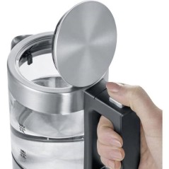 Bouilloire - SEVERIN - WK 3472 - 0.5 L - 1100W - Verre/Inox - Socle 360°