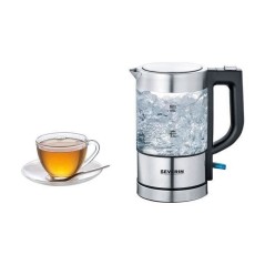 Bouilloire - SEVERIN - WK 3472 - 0.5 L - 1100W - Verre/Inox - Socle 36