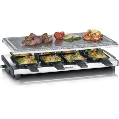 Appareil a raclette - SEVERIN - RG2374 - 8 personnes - Revetement anti