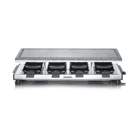Appareil a raclette - SEVERIN - RG2374 - 8 personnes - Revetement anti-adhésif - 1500 W - Noir