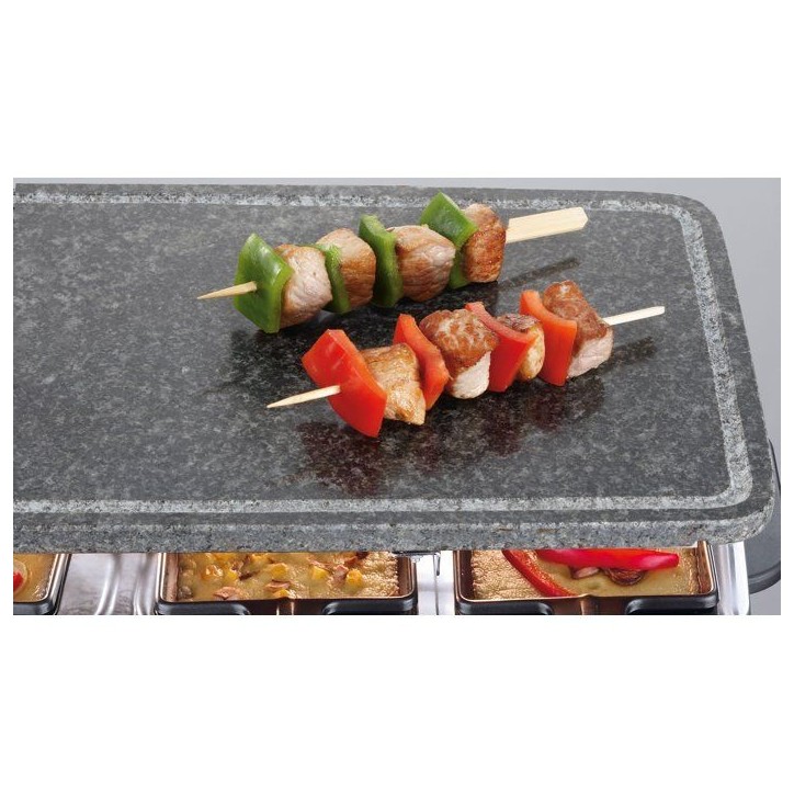Appareil a raclette - SEVERIN - RG2374 - 8 personnes - Revetement anti-adhésif - 1500 W - Noir Appareil a raclette - SEVERIN - RG2374 - 8 personnes - Revetement anti-adhésif - 1500 W - Noir