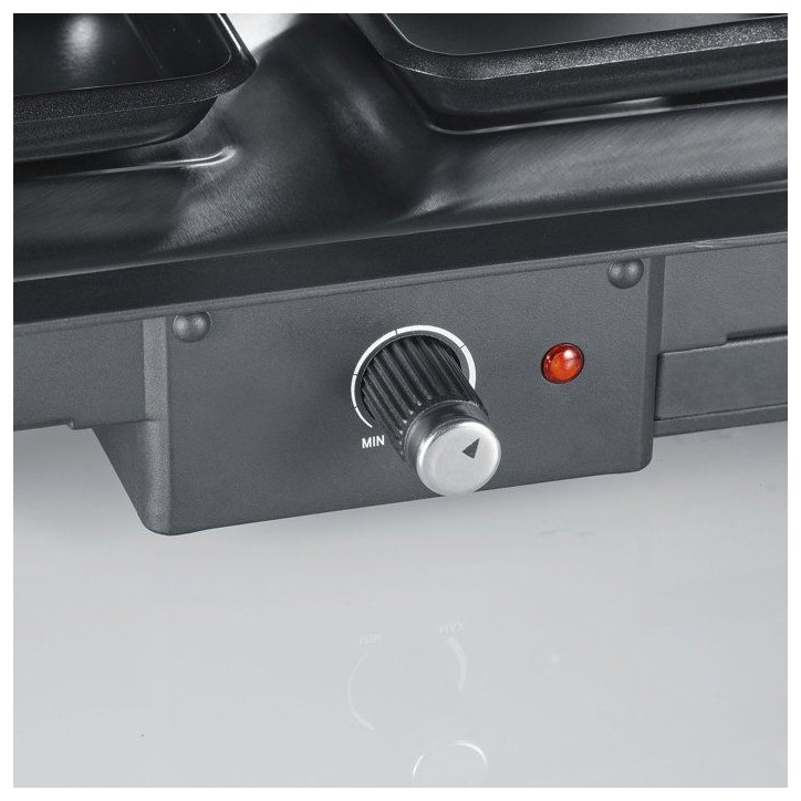 Appareil a raclette - SEVERIN - RG2374 - 8 personnes - Revetement anti-adhésif - 1500 W - Noir Appareil a raclette - SEVERIN - RG2374 - 8 personnes - Revetement anti-adhésif - 1500 W - Noir