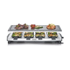 Appareil a raclette - SEVERIN - RG2374 - 8 personnes - Revetement anti