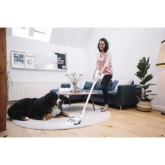 SEVERIN HV7166 - Aspirateur balai multifonctions 25,2V sans fil, 60 min. d'autonomie, brosse High-Speed, éclairage LED, filtre