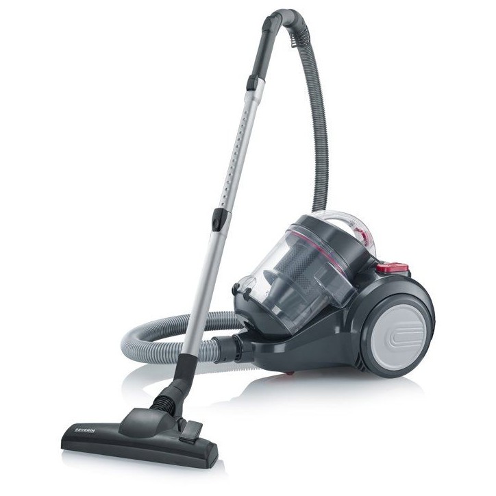 SEVERIN CY7089 - Aspirateur Traineau sans sac cyclonique - 750 W - 79 dB - 2 L - Noir / Rouge SEVERIN CY7089 - Aspirateur Traineau sans sac cyclonique - 750 W - 79 dB - 2 L - Noir / Rouge