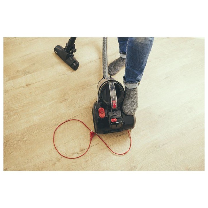 SEVERIN CY7089 - Aspirateur Traineau sans sac cyclonique - 750 W - 79 dB - 2 L - Noir / Rouge SEVERIN CY7089 - Aspirateur Traineau sans sac cyclonique - 750 W - 79 dB - 2 L - Noir / Rouge