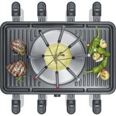 Appareil a raclette et fondue SEVERIN - RG2347 - Jusqu'a 8 personnes -