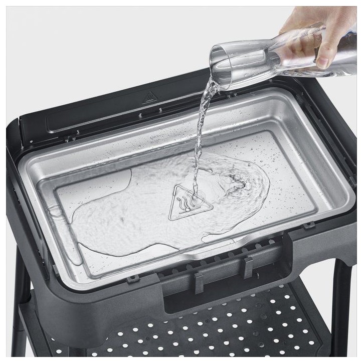 Barbecue électrique sur pieds - SEVERIN - PG8594 - 2000 W - Surface de cuisson 38 x 22 cm - Thermostat réglable - Noir Barbecue électrique sur pieds - SEVERIN - PG8594 - 2000 W - Surface de cuisson 38 x 22 cm - Thermostat réglable - Noir