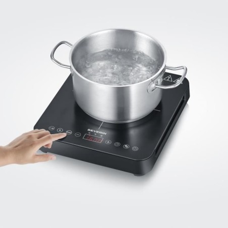 Plaque de cuisson posable SEVERIN - KP9190 - 1 foyer - 10 niveaux de puissance - 2000W