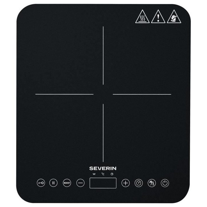 Plaque de cuisson posable SEVERIN - KP9190 - 1 foyer - 10 niveaux de puissance - 2000W Plaque de cuisson posable SEVERIN - KP9190 - 1 foyer - 10 niveaux de puissance - 2000W