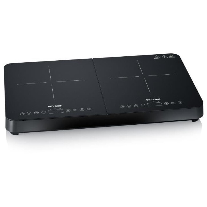 Plaque de cuisson posable SEVERIN - DK9194 - 2 foyers - 10 niveaux de puissance - 3400W