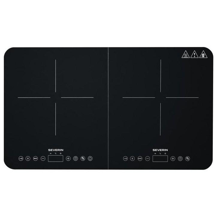 Plaque de cuisson posable SEVERIN - DK9194 - 2 foyers - 10 niveaux de puissance - 3400W