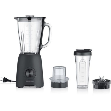 Blender 2-en-1 - SEVERIN - SM3724 Mix & Go - Récipient en verre 1,5 L