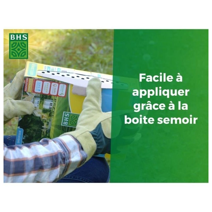 Gazon - BHS - Mélange Prairie 1kg | 40m² | Pour zones extensives et pâturage | Installation rapide, résistant, sans entretie