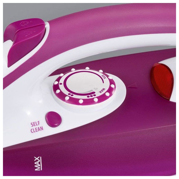 Fer a repasser vapeur - SEVERIN - BA3243 - Semelle céramique - 70 g/mn vapeur continue - 2400 W - Blanc / violet Fer a repasser vapeur - SEVERIN - BA3243 - Semelle céramique - 70 g/mn vapeur continue - 2400 W - Blanc / violet