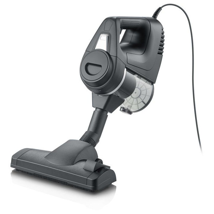 Aspirateur balai filaire - SEVERIN CY7080 - 19 000 Pa - 500 ml - Câble 6 m - Noir Aspirateur balai filaire - SEVERIN CY7080 - 19 000 Pa - 500 ml - Câble 6 m - Noir
