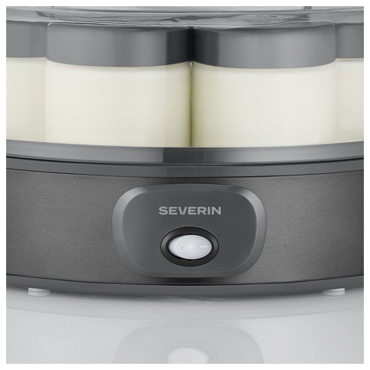 Yaourtiere SEVERIN - JG3510 - Capacité 7 pots en verre de 150 ml - Sans BPA - 13W Yaourtiere SEVERIN - JG3510 - Capacité 7 pots en verre de 150 ml - Sans BPA - 13W