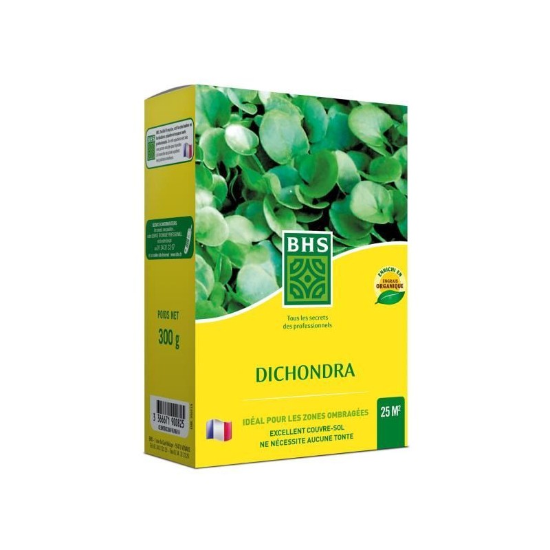 Dichondra - BHS - 300g | 25 m² | Climats doux | Semences enrichies en Dichondra - BHS - 300g | 25 m² | Climats doux | Semences enrichies en