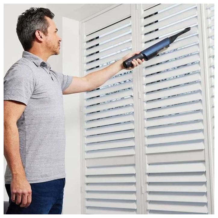 Aspirateur a main - Shark WV270EU - Bleu - Sans sac - Filtre HEPA Aspirateur a main - Shark WV270EU - Bleu - Sans sac - Filtre HEPA