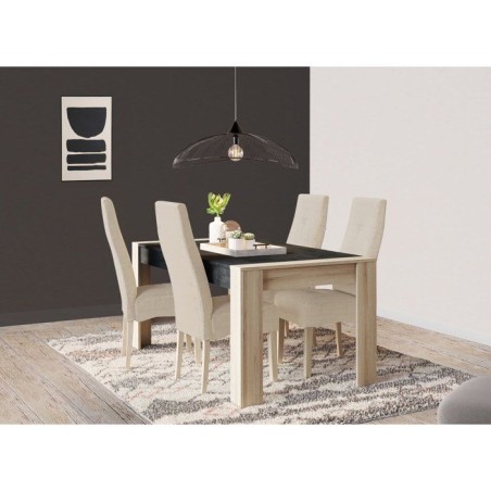 Ensemble table et buffet - SHEFFIELD - Chene Kronberg / Sidewalk - DEMEYERE