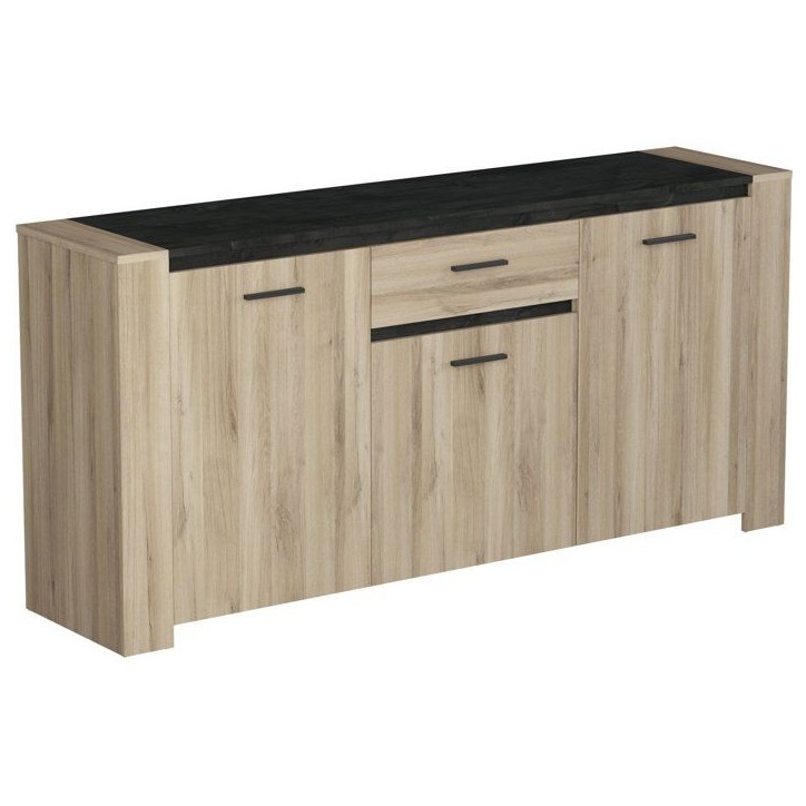 Ensemble table et buffet - SHEFFIELD - Chene Kronberg / Sidewalk - DEMEYERE Ensemble table et buffet - SHEFFIELD - Chene Kronberg / Sidewalk - DEMEYERE