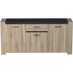 Ensemble table et buffet - SHEFFIELD - Chene Kronberg / Sidewalk - DEM
