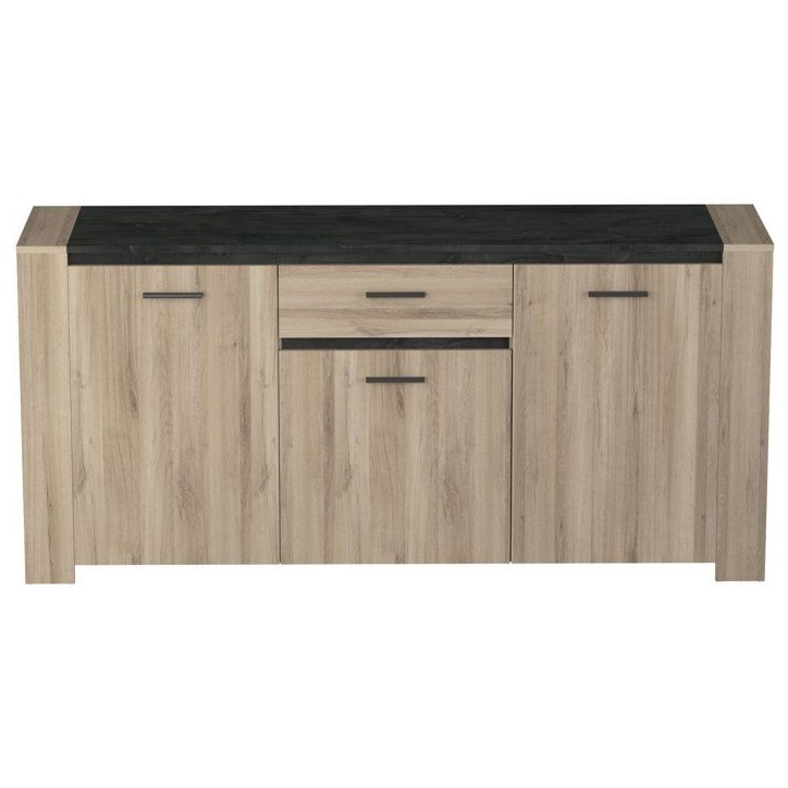 Ensemble table et buffet - SHEFFIELD - Chene Kronberg / Sidewalk - DEMEYERE Ensemble table et buffet - SHEFFIELD - Chene Kronberg / Sidewalk - DEMEYERE