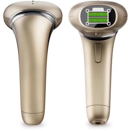 Epilateur a lumiere pulsée SILK'N 7 - Double lampe a tete rotative - 600.000 flash - 3 embouts de zone