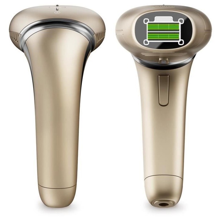 Epilateur a lumiere pulsée SILK'N 7 - Double lampe a tete rotative - 600.000 flash - 3 embouts de zone Epilateur a lumiere pulsée SILK'N 7 - Double lampe a tete rotative - 600.000 flash - 3 embouts de zone