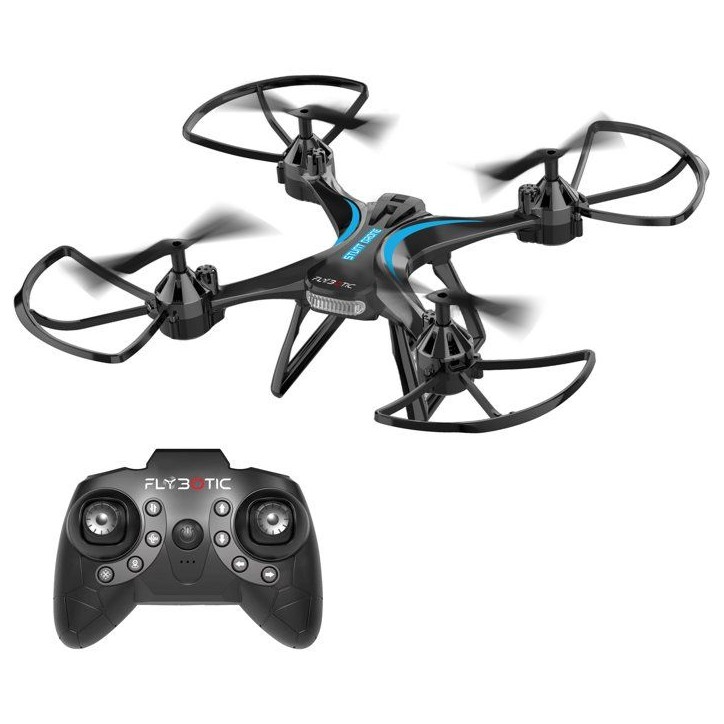 Drone - FLYBOTIC - Stunt Drone - 2,4 GHz - Vol stationnaire - 360° Flip - 2 batteries incluses - Des 14 ans Drone - FLYBOTIC - Stunt Drone - 2,4 GHz - Vol stationnaire - 360° Flip - 2 batteries incluses - Des 14 ans