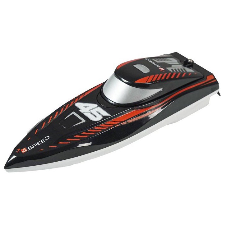 Bateau radiocommandée - 4SPEED - Nitro Wave - Echelle 1/18 - 2,4 GHz - Batterie rechargeable - 6 km/h - Des 5 ans Bateau radiocommandée - 4SPEED - Nitro Wave - Echelle 1/18 - 2,4 GHz - Batterie rechargeable - 6 km/h - Des 5 ans