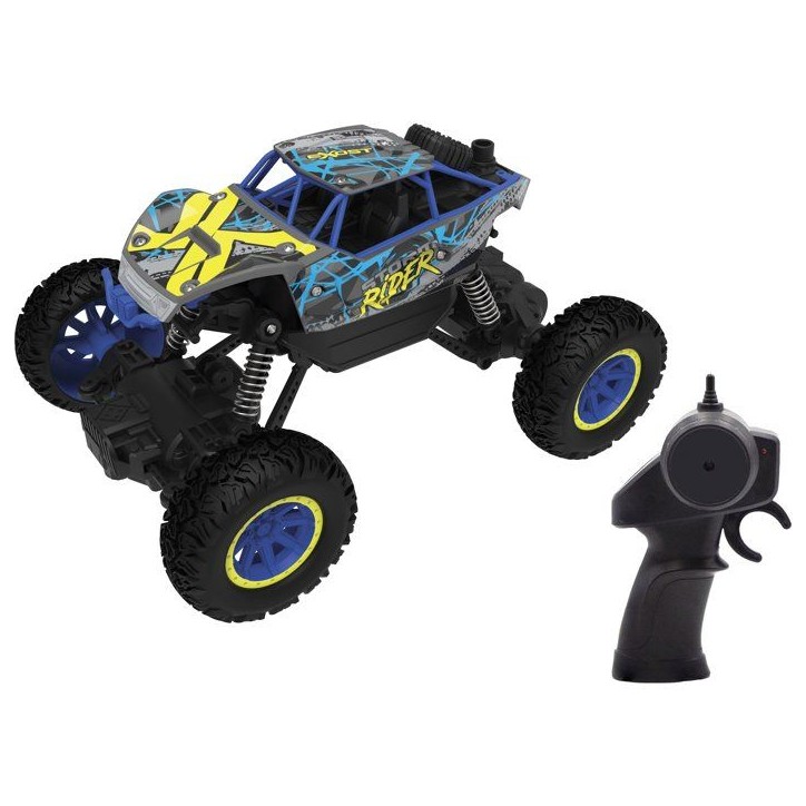Voiture radiocommandée - EXOST - Storm Rider - 2,4 GHz - Tout-terrain - Portée 25 m - Batterie rechargeable - Des 5 ans Voiture radiocommandée - EXOST - Storm Rider - 2,4 GHz - Tout-terrain - Portée 25 m - Batterie rechargeable - Des 5 ans