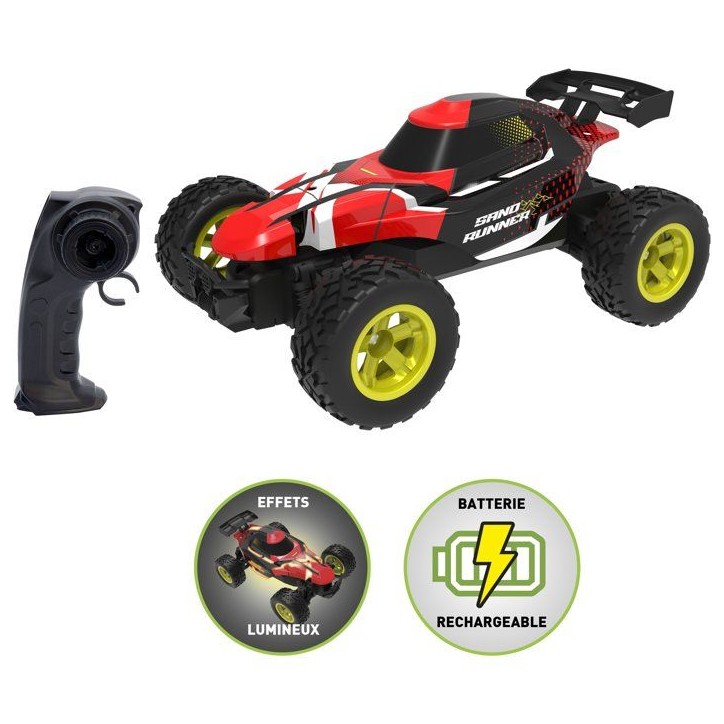 Voiture radiocommandée - EXOST - Sand Runner Mini Buggy - 2,4 GHz - Tout-terrain - 15 km/h - Batterie rechargeable - Des 5 ans
