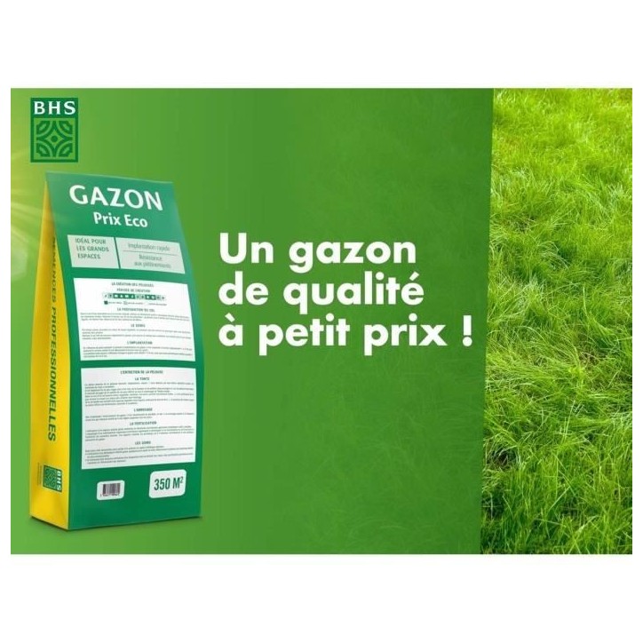 Gazon - BHS - 1er prix Eco - 10 kg