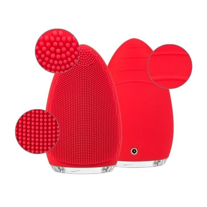 Brosse nettoyante pour le visage Silk'n BRIGHT rouge - Rechargeable - hypoallergénique Brosse nettoyante pour le visage Silk'n BRIGHT rouge - Rechargeable - hypoallergénique