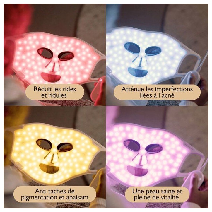 Masque Led Luminotherapie Silk'n Lumino - 100leds - Anti-âge / Anti-imperfections Masque Led Luminotherapie Silk'n Lumino - 100leds - Anti-âge / Anti-imperfections