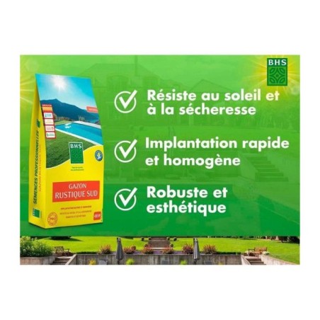 Gazon rustique BHS Capacité 10 KG