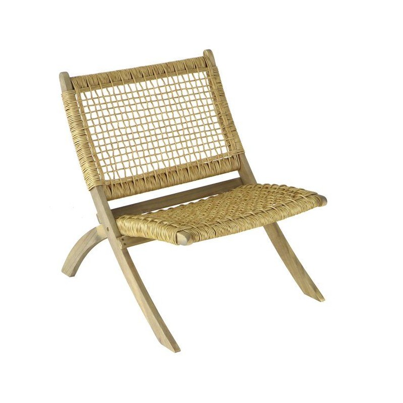 Fauteuil de jardin - Proloisirs - Sila - Naturel - Fauteuil pliant - A