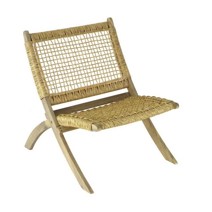 Fauteuil de jardin - Proloisirs - Sila - Naturel - Fauteuil pliant - Acacia FSC Fauteuil de jardin - Proloisirs - Sila - Naturel - Fauteuil pliant - Acacia FSC