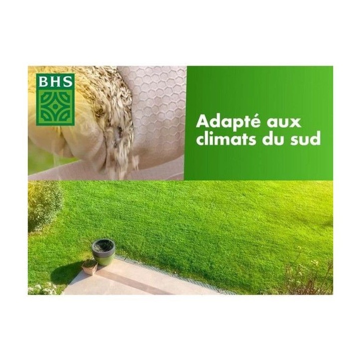 Gazon rustique BHS Capacité 10 KG Gazon rustique BHS Capacité 10 KG